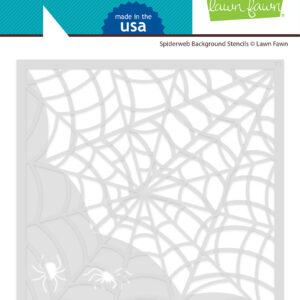 Lawn Fawn Stencil Spiderweb Background