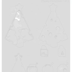 Lawn Fawn Stencil Cheesy Christmas Coloring