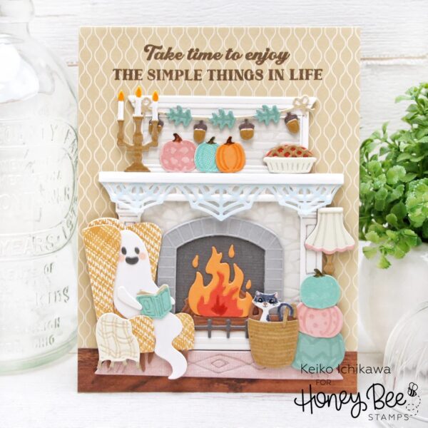 HONEY BEE DIE LOVELY LAYERS FIREPLACE