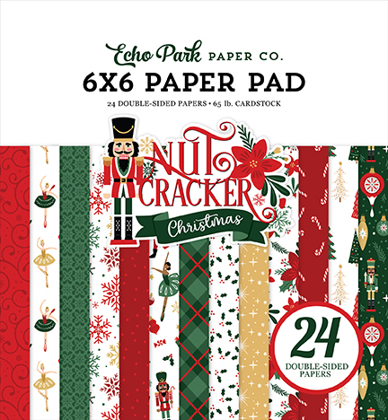 Echo Park Nutcracker Christmas 6X6 Paper Pad