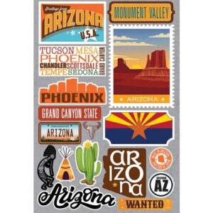 REMINISCE ARIZONIA JET SETTER STICKER