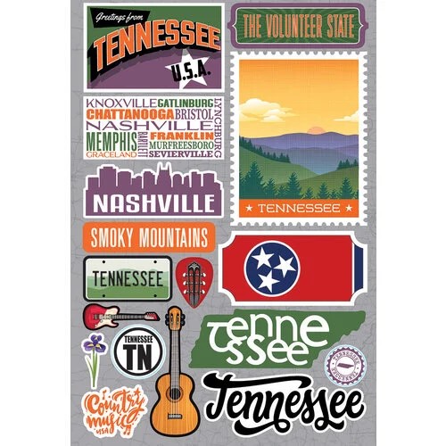 REMINISCE TENNESSEE JET SETTER STICKER