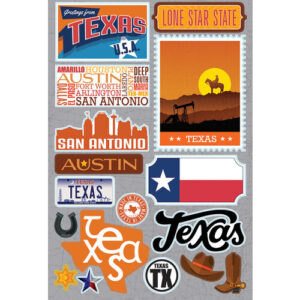 REMINISCE TEXAS JET SETTER STICKER