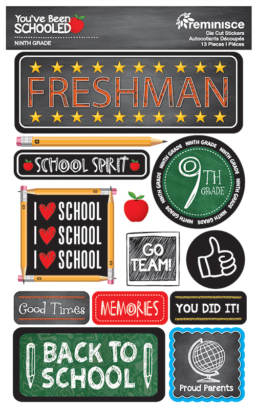 REMINISCE YOU'VE BEEN SCHOOLED FRESHMAN STICKER