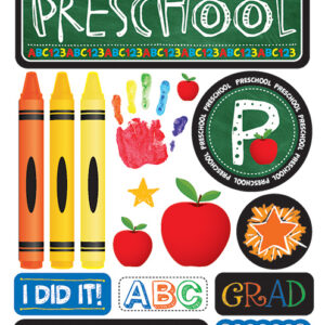 REMINISCE YOU'VE BEEN SCHOOLED PRESCHOOL STICKER