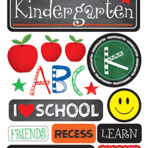 REMINISCE YOU'VE BEEN SCHOOLED KINDERGARTEN STICKER