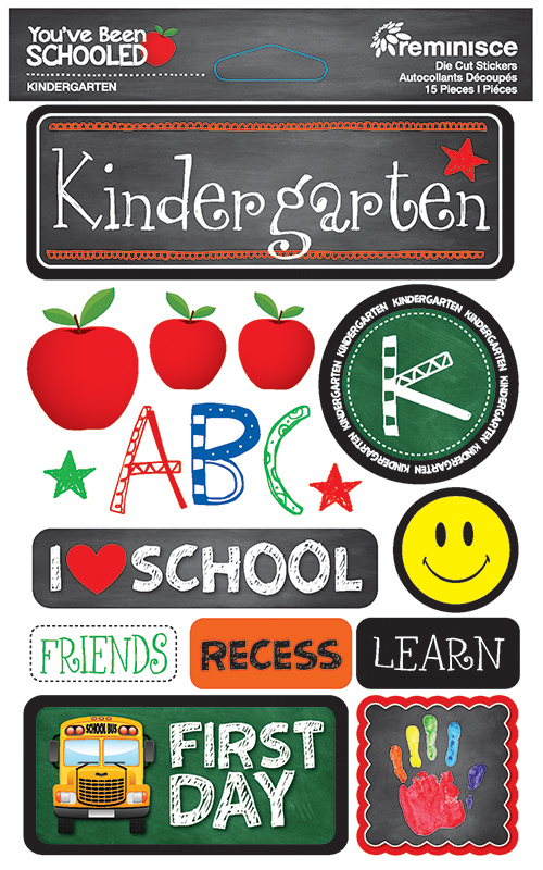 REMINISCE YOU'VE BEEN SCHOOLED KINDERGARTEN STICKER