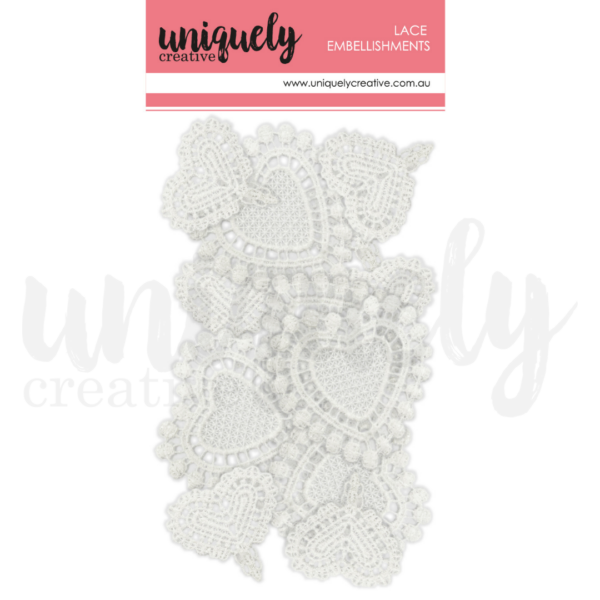 Uniquely Creative Mixed Lace Hearts