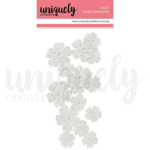 Uniquely Creative Mixed Lace Flowers