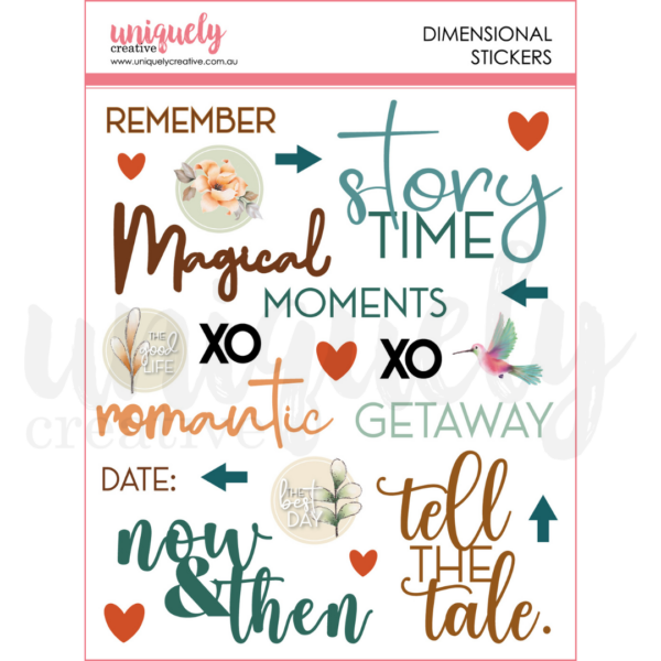 Uniquely Creative Enchanted Forest Dimensional Stickers