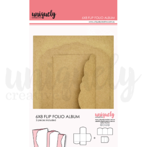 Uniquely Creative 6"X8" Flip Folio Album Kraft