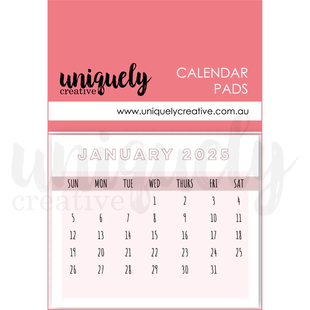 Uniquely Creative 2025 Mini Calendar