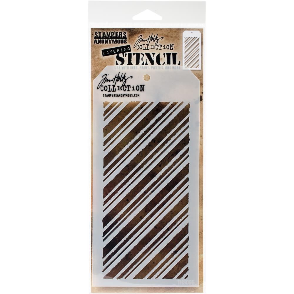 STAMPERS ANONYMOUS TIM HOLTZ LAYERING STENCIL PEPPERMINT