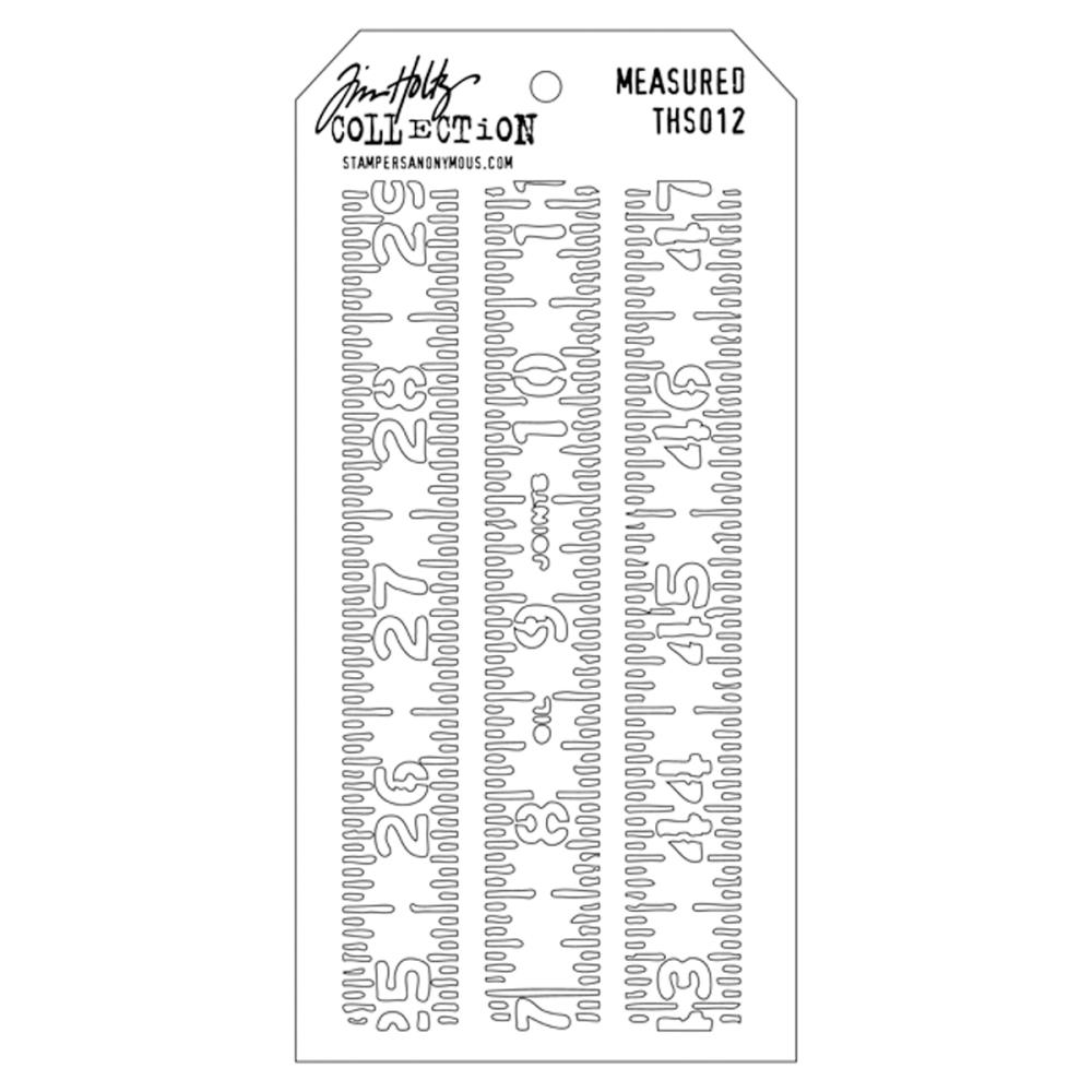 STAMPERS ANONYMOUS TIM HOLTZ LAYERING STENCIL MEASURED