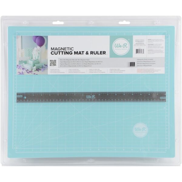 WE R CRAFTERS MAGNETIC MAT & RULER