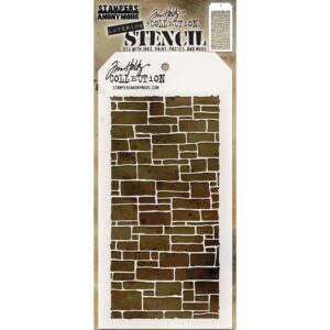 STAMPERS ANONYMOUS TIM HOLTZ LAYERING STENCIL SLATE