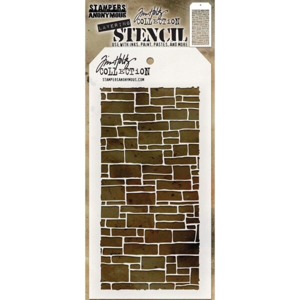 STAMPERS ANONYMOUS TIM HOLTZ LAYERING STENCIL SLATE