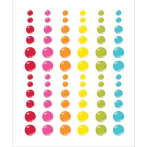 SIMPLE STORIES COLOR VIBE ENAMEL DOTS BRIGHTS