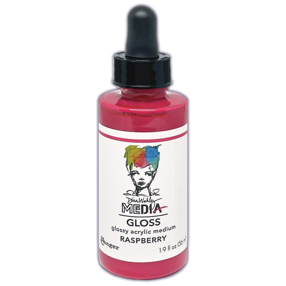 RANGER DINA WAKLEY MEDIA GLOSS DROPPER STYLE 2 OZ RASPBERRY