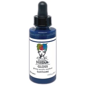 RANGER DINA WAKLEY MEDIA GLOSS DROPPER STYLE 2 OZ SAPPHIRE