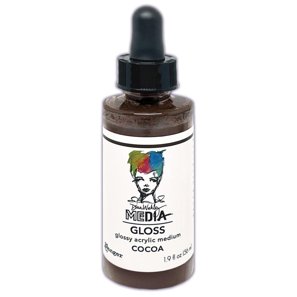 RANGER DINA WAKLEY MEDIA GLOSS DROPPER STYLE 2 OZ COCOA