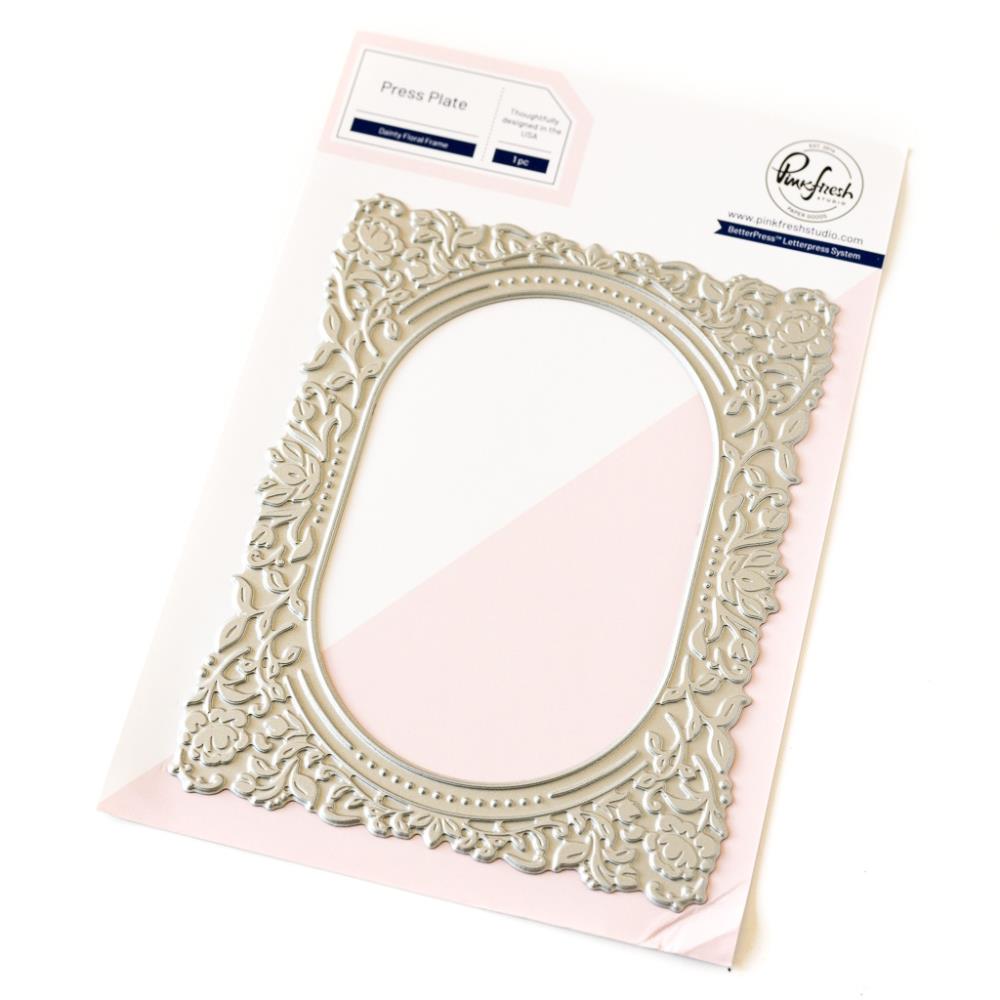 PINKFRESH PRESSPLATE DAINTY FLORAL FRAME