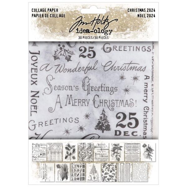 ADVANTUS TIM HOLTZ IDEAOLOGY COLLAGE PAPER CHRISTMAS 2024 Scrapbook