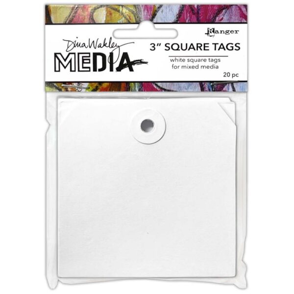 RANGER DINA WAKLEY MEDIA 3" SQUARE TAGS