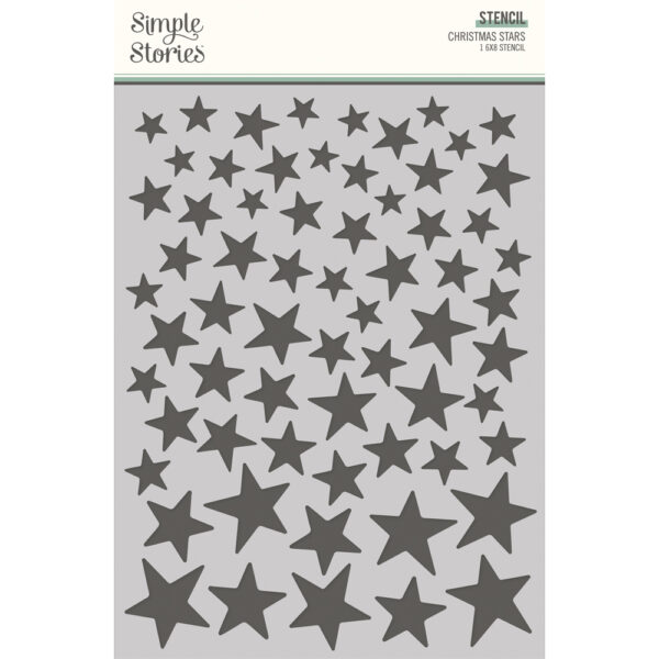 Simple Stories SV 'Tis the Season Stencil Christmas Stars