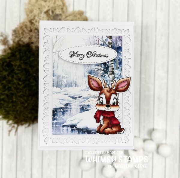 Whimsy Stamp Christmas In The Woods