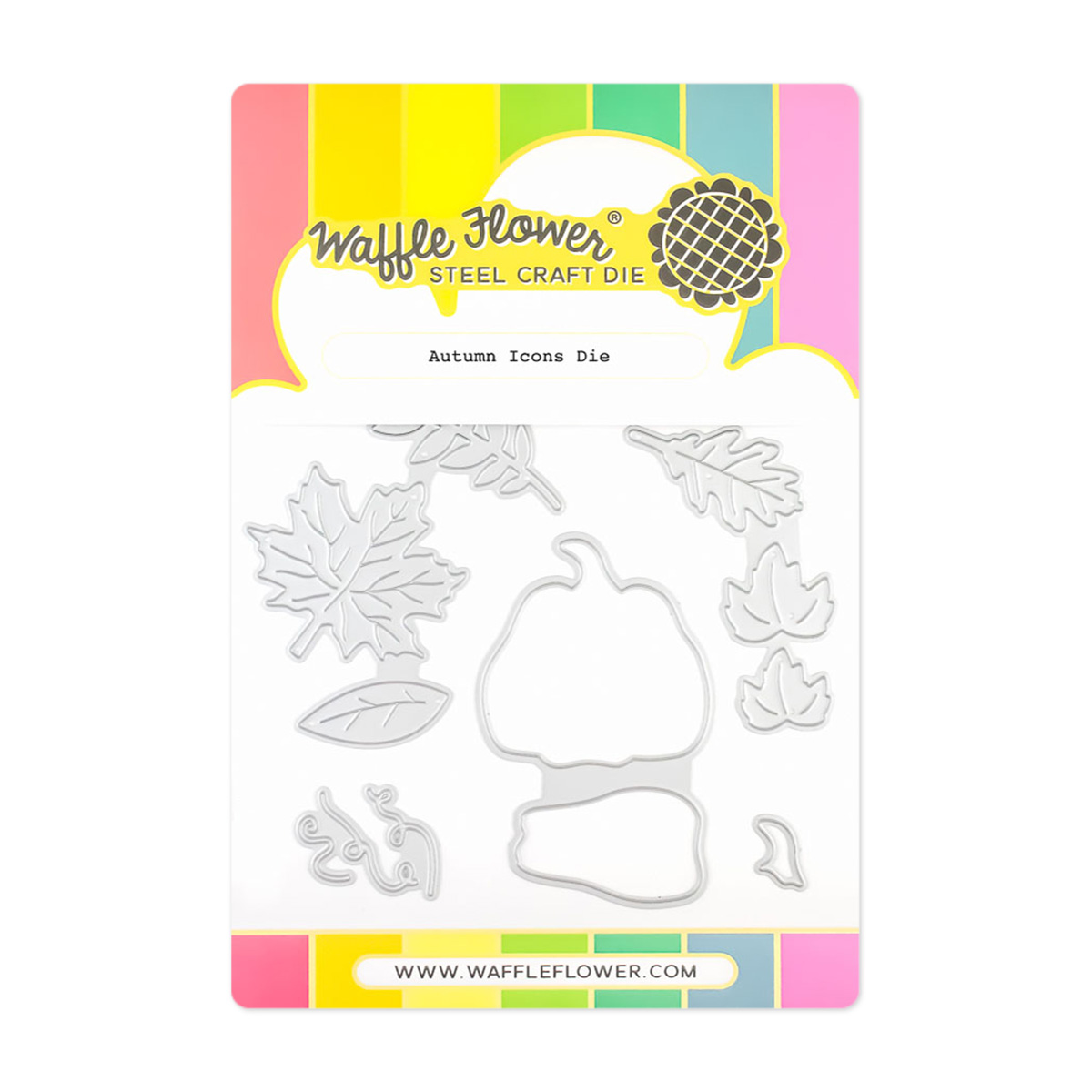 Waffle Flower Die Autumn Icons