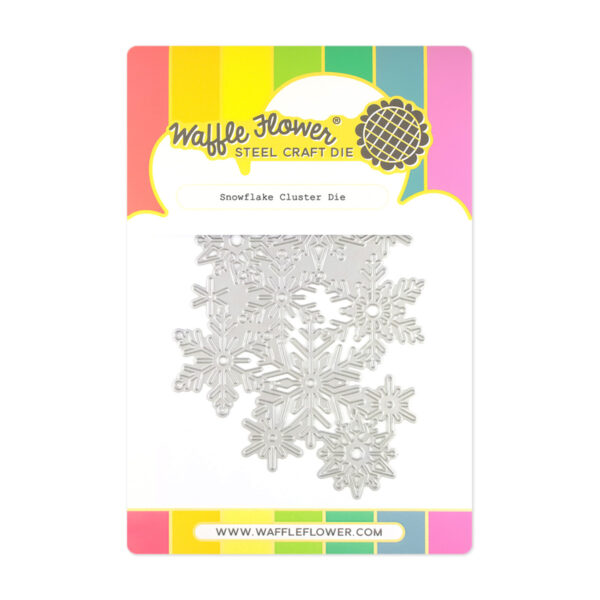 Waffle Flower Die Snowflake Cluster