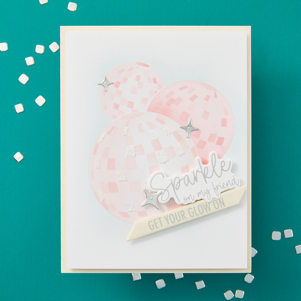 Spellbinders Shine Bright Sentiment Strips Press Plate & Die Set From the Shine Bright Collection By Carissa Wiley