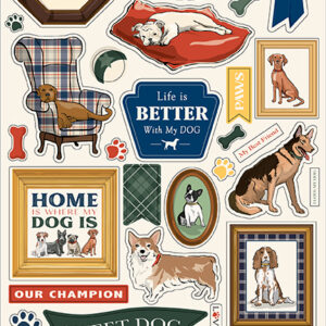 Carta Bella Best in Show 6X13 Chipboard Accents