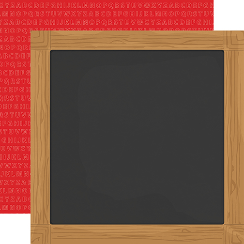 Carta Bella Back To School 12X12 Chalkboard