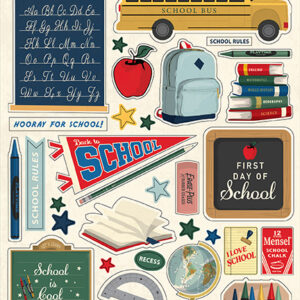 Carta Bella Back To School 6X13 Chipboard Accents