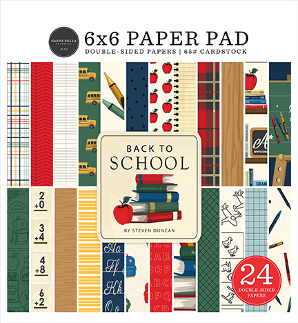 Carta Bella Back To School 6X6 Paper Pad