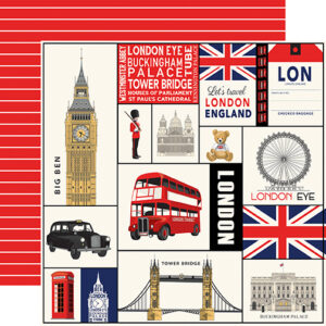 Carta Bella London 12X12 London Journaling Cards