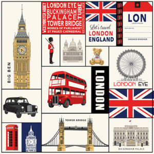 Carta Bella London 12X12 London Journaling Cards