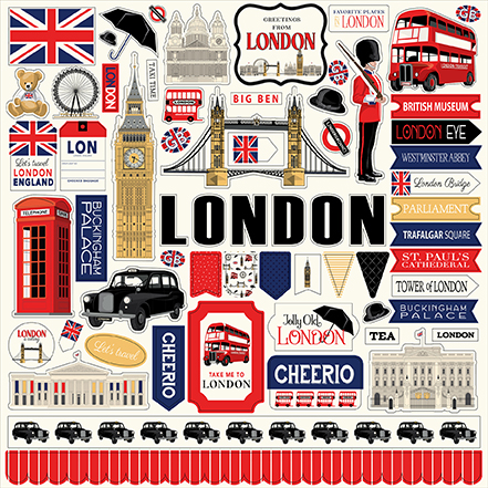 Carta Bella London Element Sticker