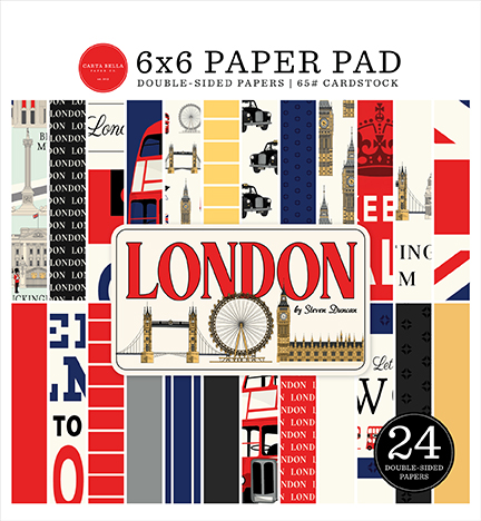 Carta Bella London 6X6 Paper Pad