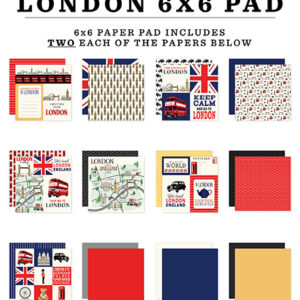 Carta Bella London 6X6 Paper Pad