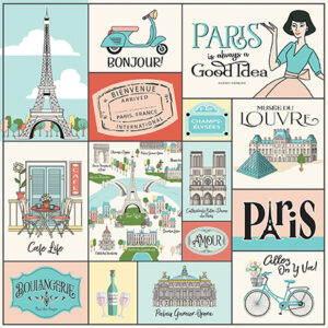 Carta Bella Paris 12X12 Paris Journaling Cards