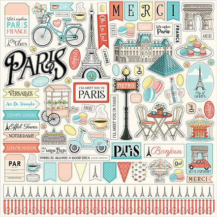 Carta Bella Paris Element Sticker