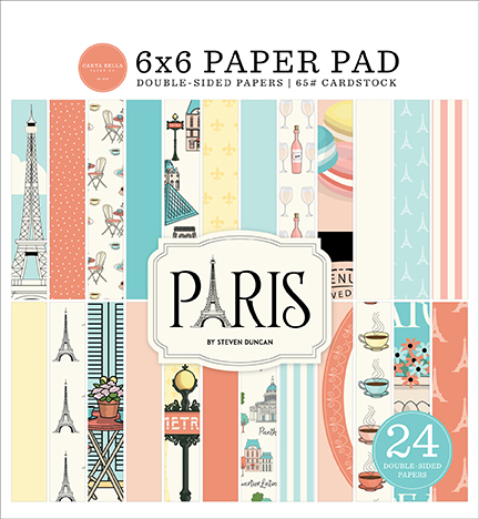 Carta Bella Paris 6X6 Paper Pad