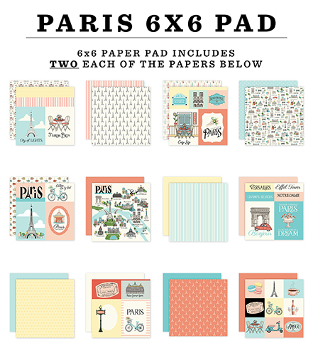 Carta Bella Paris 6X6 Paper Pad