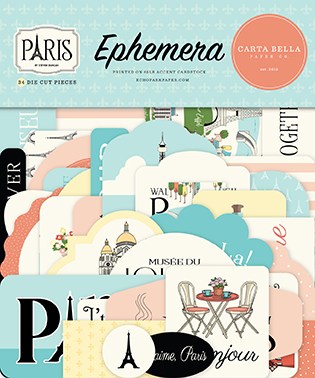 Carta Bella Paris Ephemera