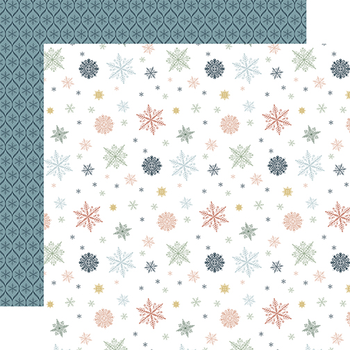 Carta Bella Winter Wonderland 12X12 Snowflakes Kisses