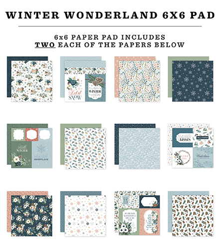 Carta Bella Winter Wonderland 6X6 Paper Pad