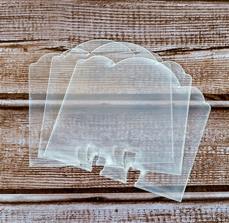 Clear Scraps Memory Dex Acrylic Scallop